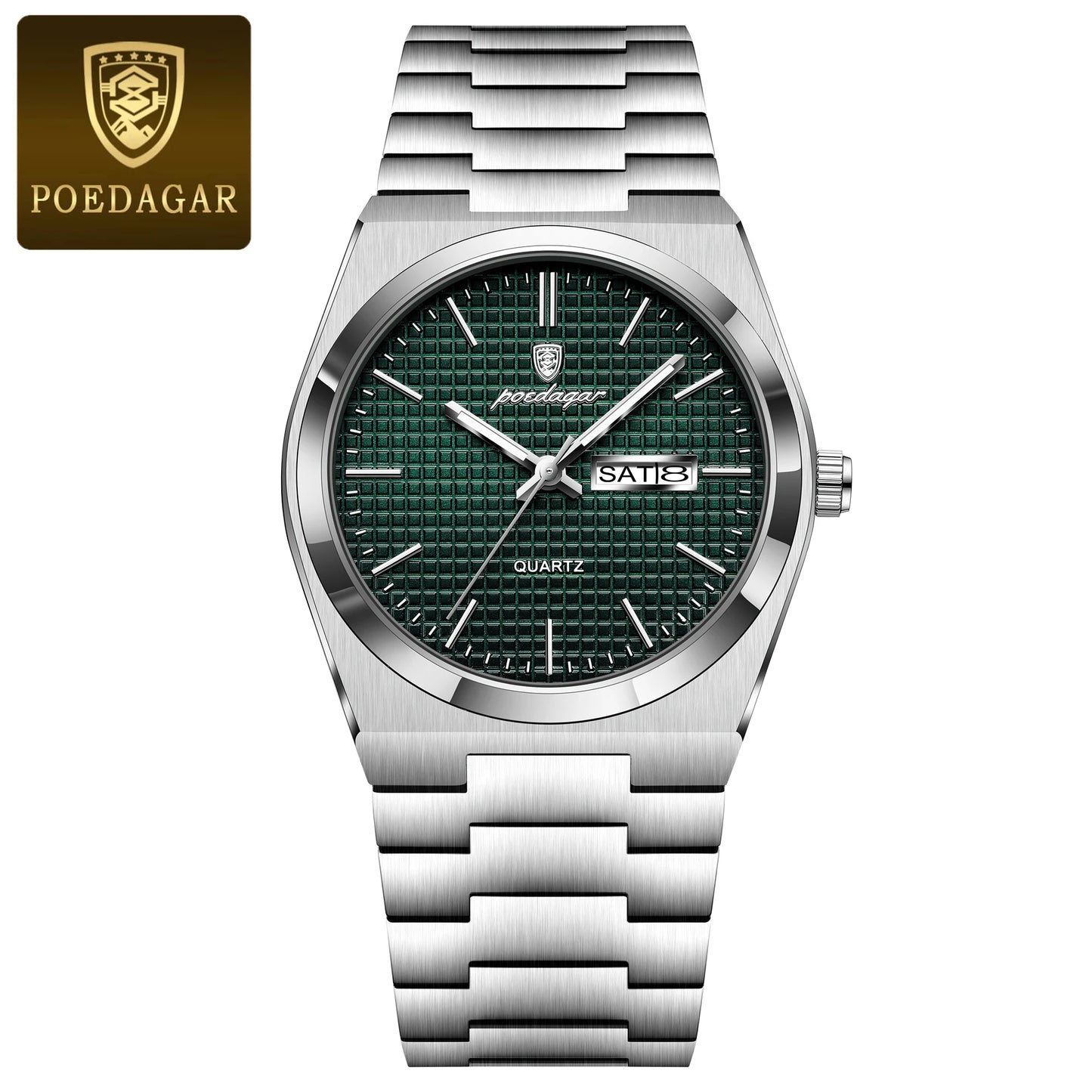 Luxury Original Man Watch Waterproof Stainless Steel Luminous Men'S Wristwatch Date Week Quartz Fashion Watches for Men